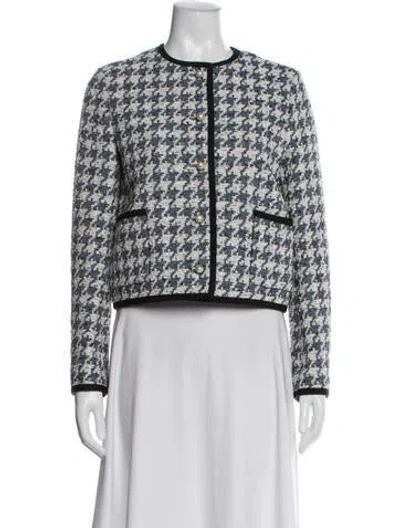 Pre-owned Dior 2025 Houndstooth Jacket In Multicolor