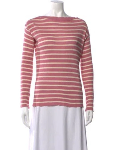 Pre-owned Dior 2025 Linen Sweater In Pink