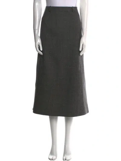 Pre-owned Dior 2025 Midi Length Skirt In Gray