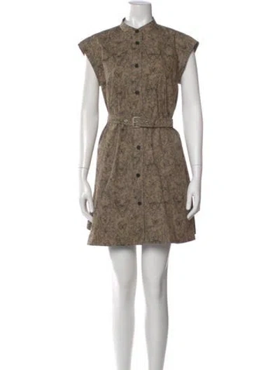 Pre-owned Dior 2025 Mini Dress In Brown