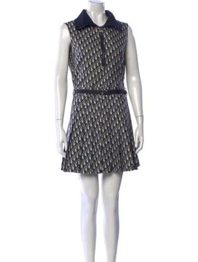 Pre-owned Dior 2025 Mini Dress W/ Tags In Blue