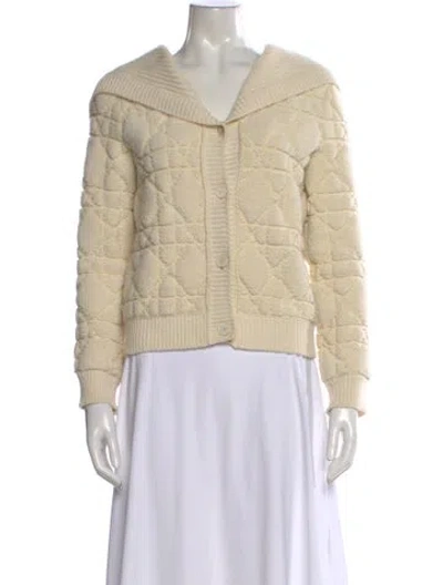 Pre-owned Dior 2025 Patterned Sweater In Neutrals