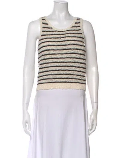 Pre-owned Dior 2025 Striped Sweater In Neutral