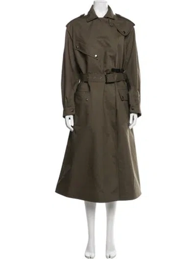 Pre-owned Dior 2025 Trench Coat In Green