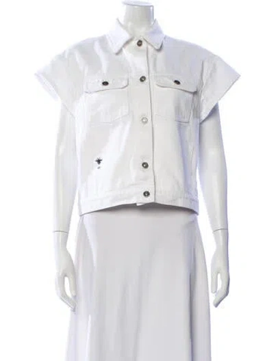 Pre-owned Dior 2025 Vest In White