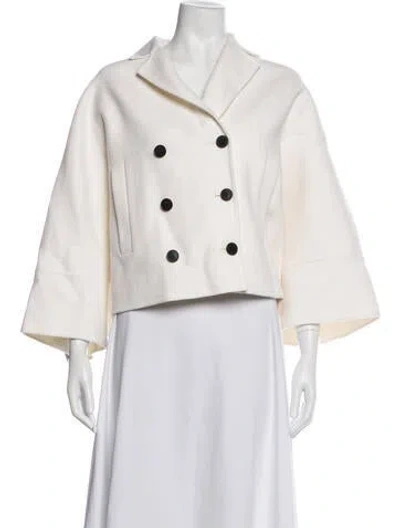 Pre-owned Dior 2025 Virgin Wool Blazer In Neutrals