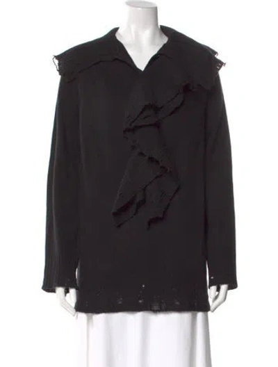 Pre-owned Dior 2025 Virgin Wool Sweater In Black