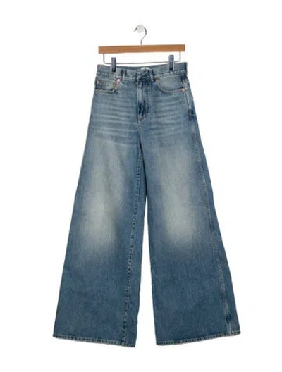 Pre-owned Dior 2026 Wide Leg Jeans W/ Tags In Blue