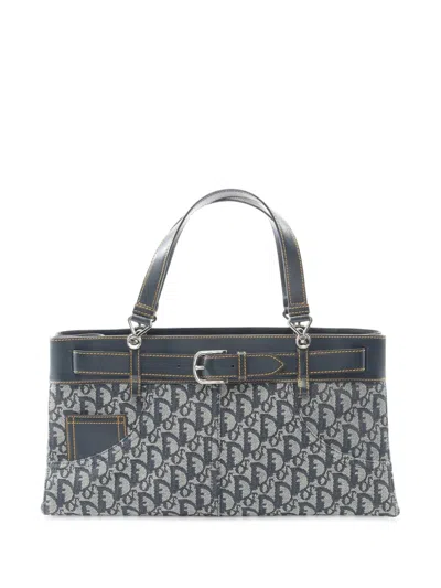 Pre-owned Dior 20th Century Issimo Jean Pocket Handbag In Gray