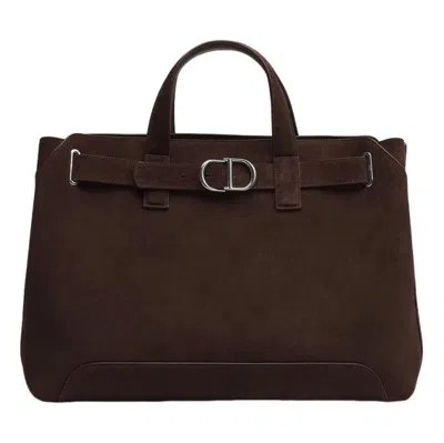 Dior 26 Medium  Normandie Tote Bag 'brown'