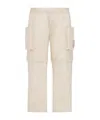 Dior 2-in-1 Work Pants In White