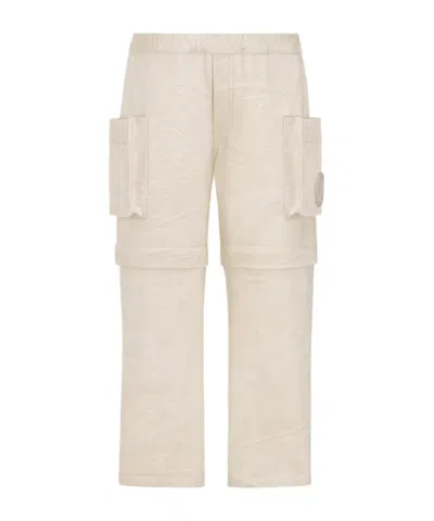 Dior 2-in-1 Work Pants In White