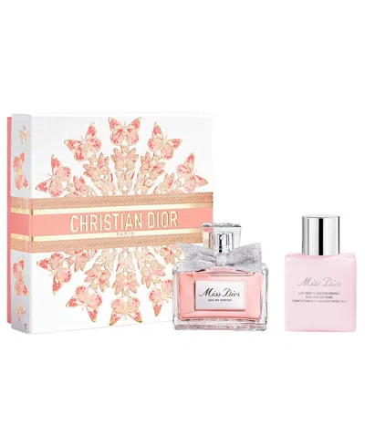 Dior 2-pc. Miss  Eau De Parfum And Body Milk Gift Set In Transparent