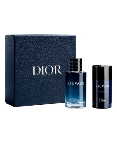 Dior 2-pc. Sauvage Eau De Toilette Spray And Deodorant Stick Set In Blue
