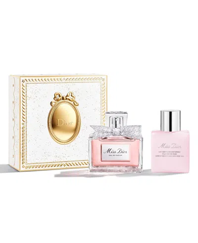 Dior 2-piece Miss  Eau De Parfum & Body Milk Gift Set In Transparent
