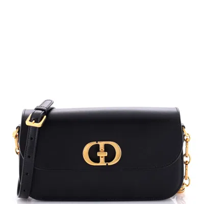 Dior 30 Montaigne Avenue Bag Leather In Black
