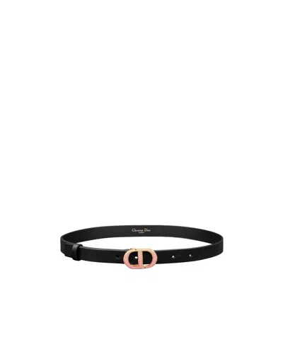 Dior 30 Montaigne Belt In Black