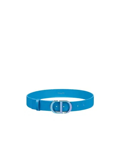 Dior 30 Montaigne Belt In Blue