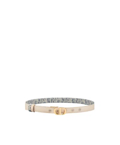 Dior 30 Montaigne Belt In Nude