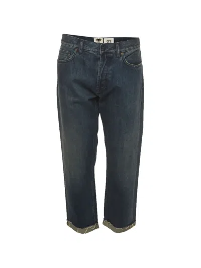 Pre-owned Dior 30 Montaigne Boyfriend Jeans In Blue