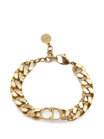 Pre-owned Dior 30 Montaigne Bracelet In Gold