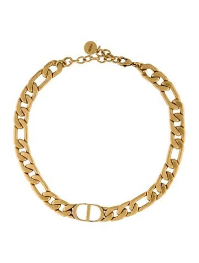 Pre-owned Dior 30 Montaigne Choker Necklace, 16" In Multi