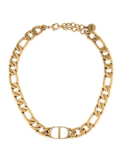 Pre-owned Dior 30 Montaigne Choker Necklace, 16.5" In Multicolor