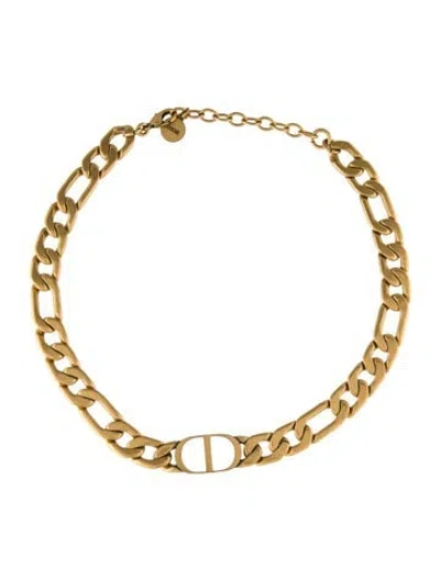 Pre-owned Dior 30 Montaigne Choker Necklace, 17" In Multi