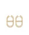 Dior 30 Montaigne Crystal Earrings In Yellow