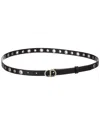 Dior 30 Montaigne Fine Leather Belt In Black