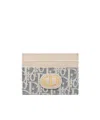 Dior 30 Montaigne Freesia Card Holder In Nude
