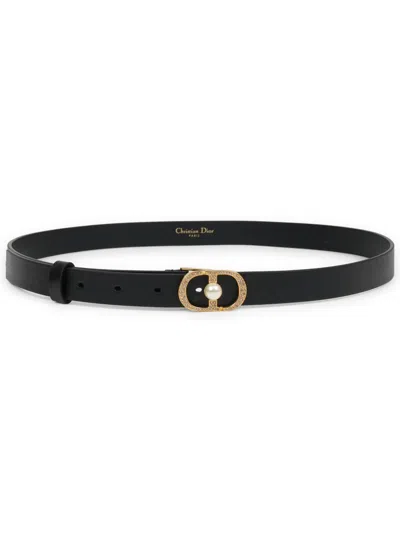 Dior 30 Montaigne Jolie Belt In Black