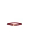 Dior 30 Montaigne Jolie Belt In Cherry Red