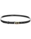 Dior 30 Montaigne Leather Belt In Black