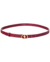 Dior 30 Montaigne Leather Belt In Red