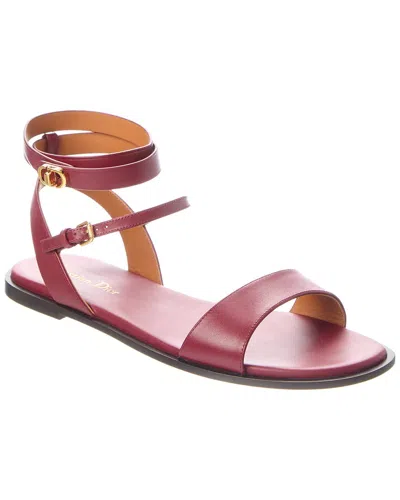 Dior 30 Montaigne Leather Sandal In Pink