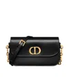 Dior 30 Montaigne Avenue Bag Leather In Black