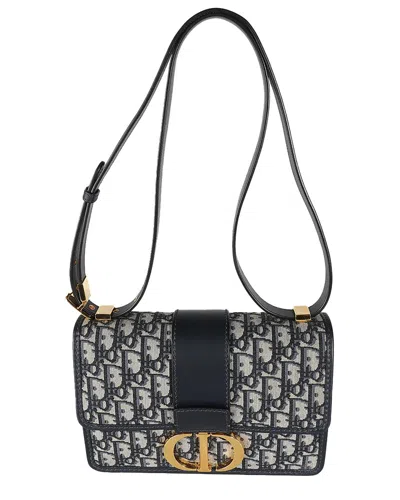 Dior 30 Montaigne Oblique Jacquard Canvas Should