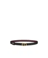 Dior 30 Montaigne Reversible Belt In Black