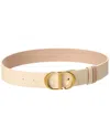 Dior 30 Montaigne Reversible Leather Belt In Neutral