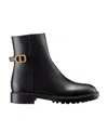 Dior 30 Montaigne Short Boots In Black