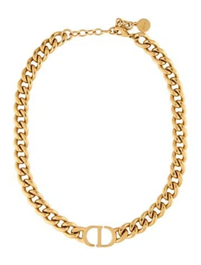 Pre-owned Dior 30 Montaigne Short Necklace, 15.5" In Multicolor