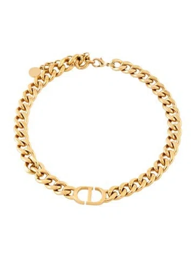 Pre-owned Dior 30 Montaigne Short Necklace, 17.5" In Multicolor