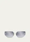 Dior 30montaigne B3u 65mm Gradient Oversize Butterfly Sunglasses In Spall/smkmr