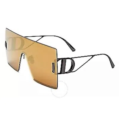 Dior 30montaigne M1u Brown Mirror Round Ladies Sunglasses Cd40102u 08g 00 In Yellow