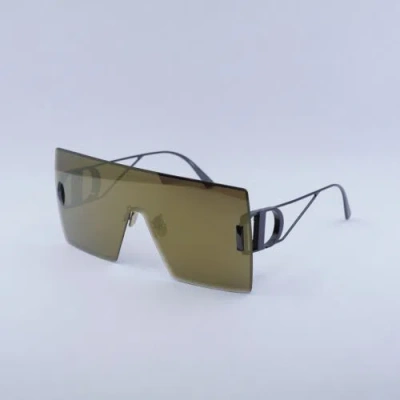 Pre-owned Dior 30montaigne M1u H4f5 Shiny Gunmetal/gold Mirror --135 Sunglasses Aut...