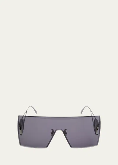 Dior 30montaigne M1u Mask Sunglasses, 143mm In Shiny Gumetal Smo