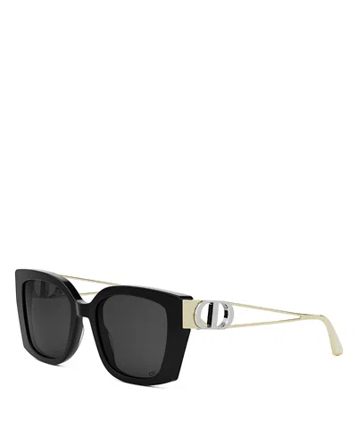 Dior 30montaigne S13i Butterfly Sunglasses, 53mm In Black