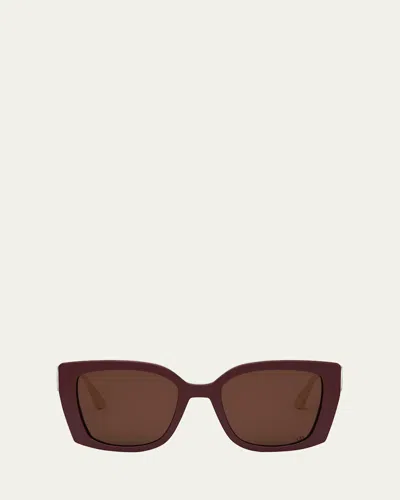 Dior 30montaigne S13i Sunglasses In Shiny Bordeaux/bordeaux