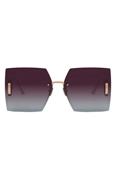 Dior 30montaigne S7u 64mm Oversize Square Sunglasses In Multi